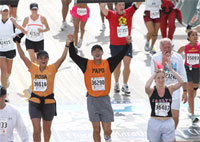 finish line runners